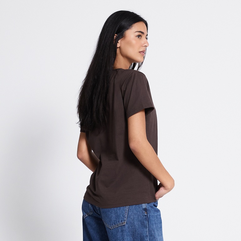 Basic tee "Bea" Brown